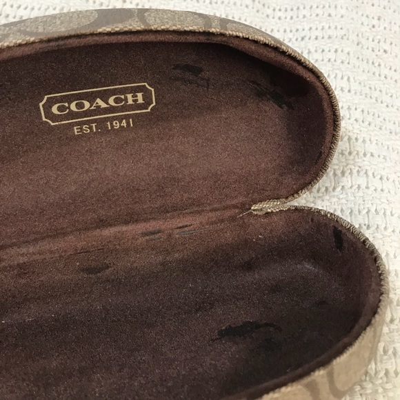 COACH SUNGLASSES + CASE - Picture 3 of 4